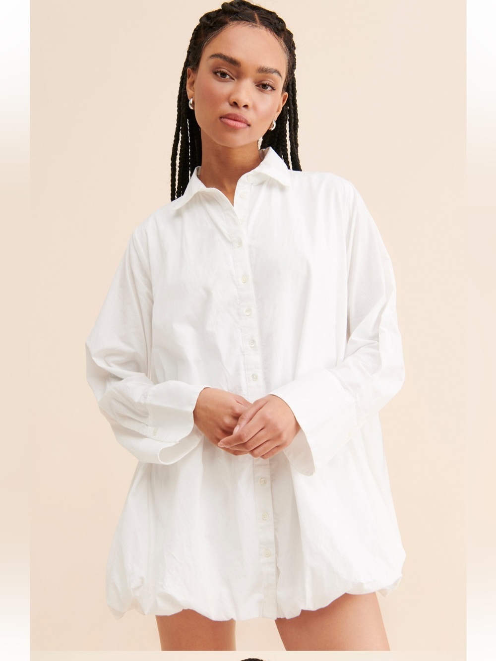 Free people nova shirt dress size small